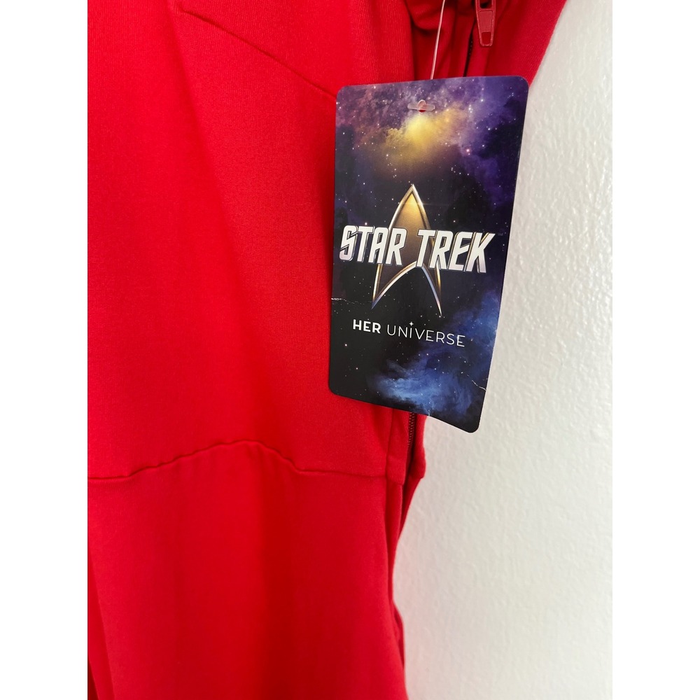 NWT Her Universe Star Trek Cosplay Skater Dress 3X Red Engineering Operations - Picture 6 of 7